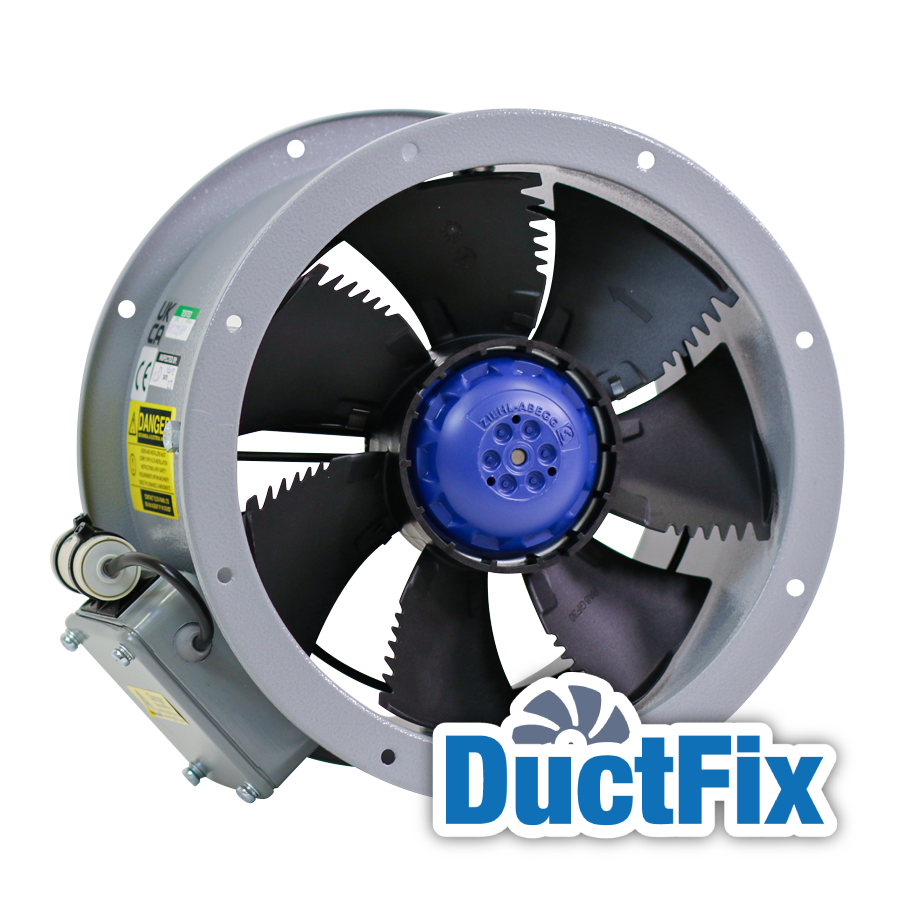 Elta 450Ø SDA450/4-1AC SHORT CASED AXIAL FAN