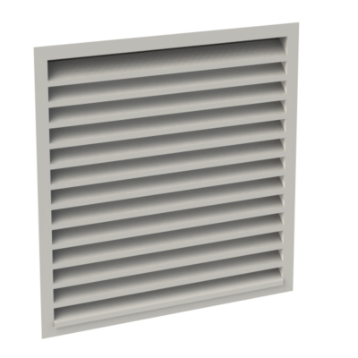 WL40 Standard Weather Louvres (40mm Pitched Blade)