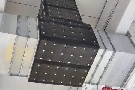 Installed fire and smoke rated ductwork